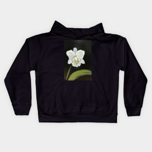 White Orchidia Kids Hoodie